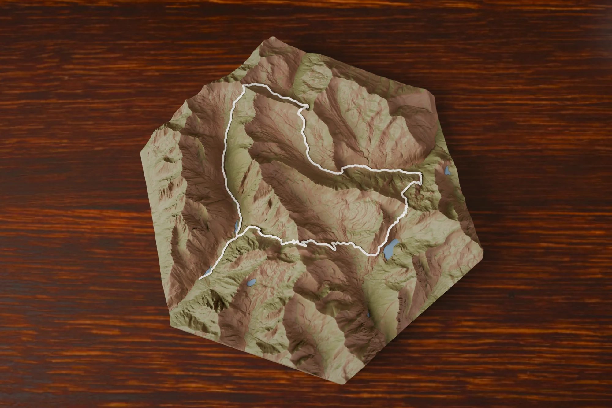 Four Pass Loop sculpture by Topofirma